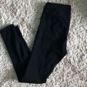 High waisted Hollister black jeans